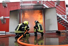 Training Gebäudebrand
